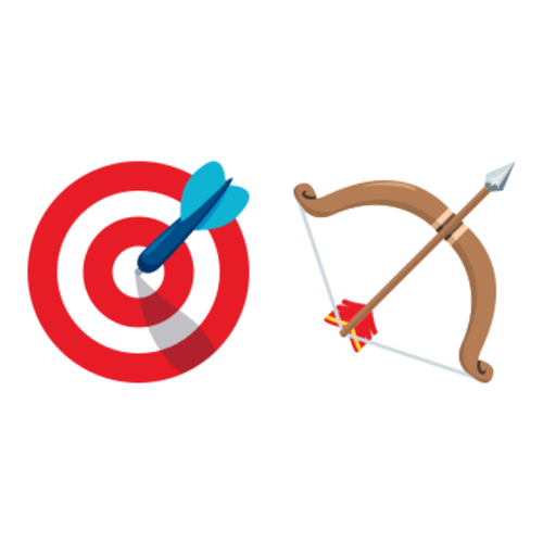 🎯🏹 Emoji Domain EmojiOne rendering